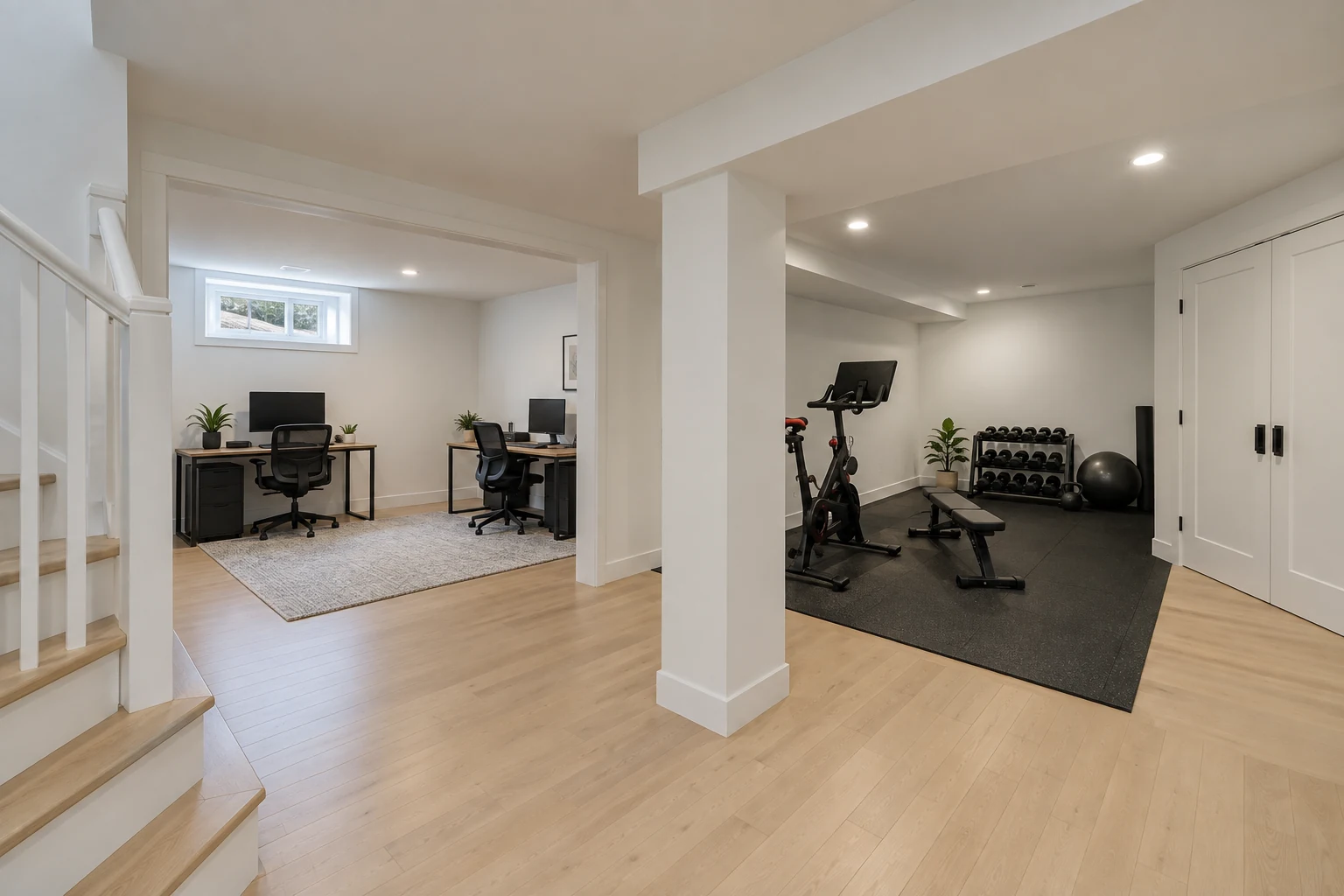 The Westmount — illustrative basement interior