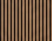 Illustrative wood slat finish